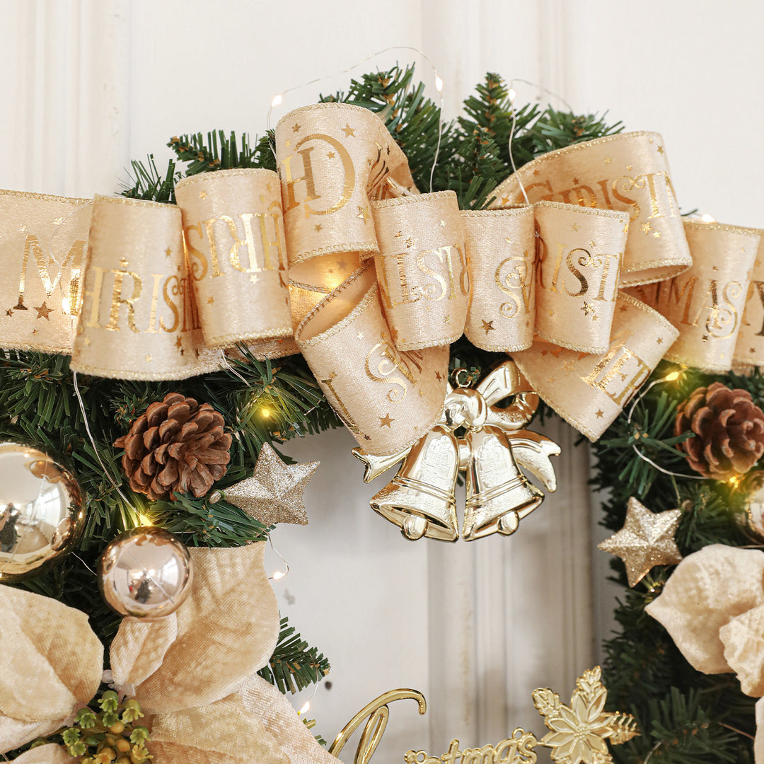 Weihnachtskranz mit Beleuchtung, 50 cm