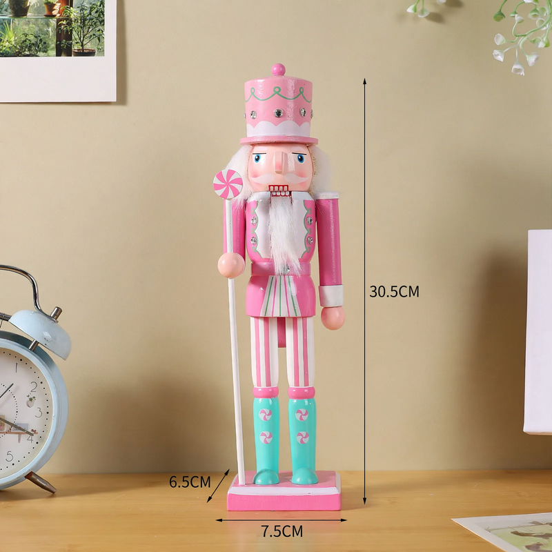 Nussknacker-Figur aus Kiefernholz, europäischer Stil