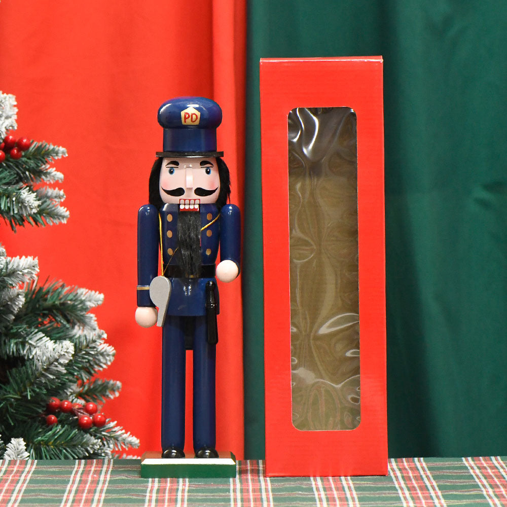 Nussknacker-Figur, 36 cm, Polizist-Design