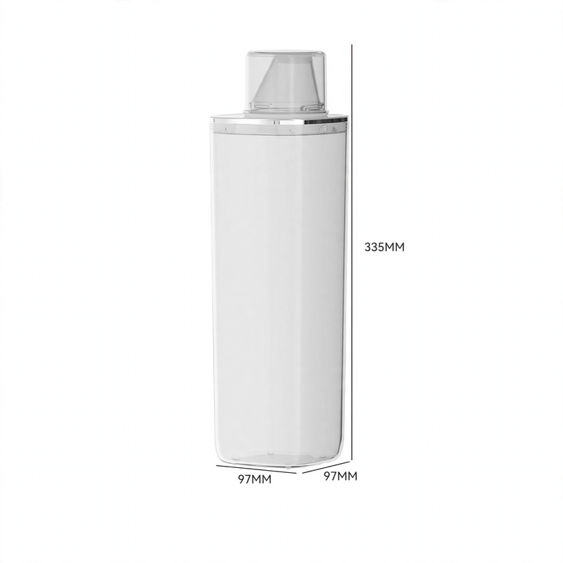 Transparente Lagerdose mit Messskala, 501–800 ml