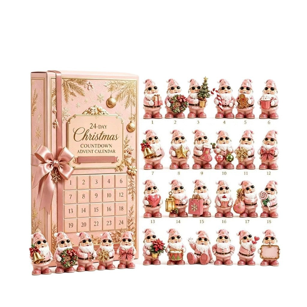 Wichtel-Adventskalender aus Acryl