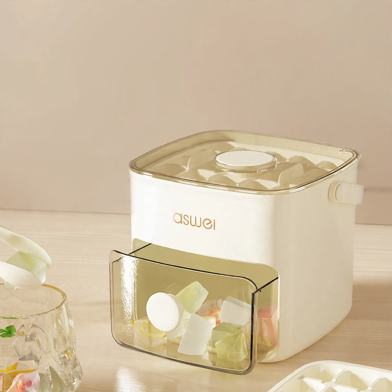 Eiswürfelform mit Druckentleerung, Kunststoff