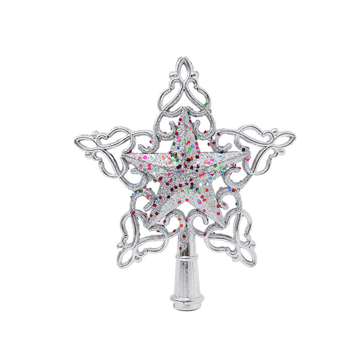 Dekorativer Weihnachtsbaum-Stern aus Kunststoff