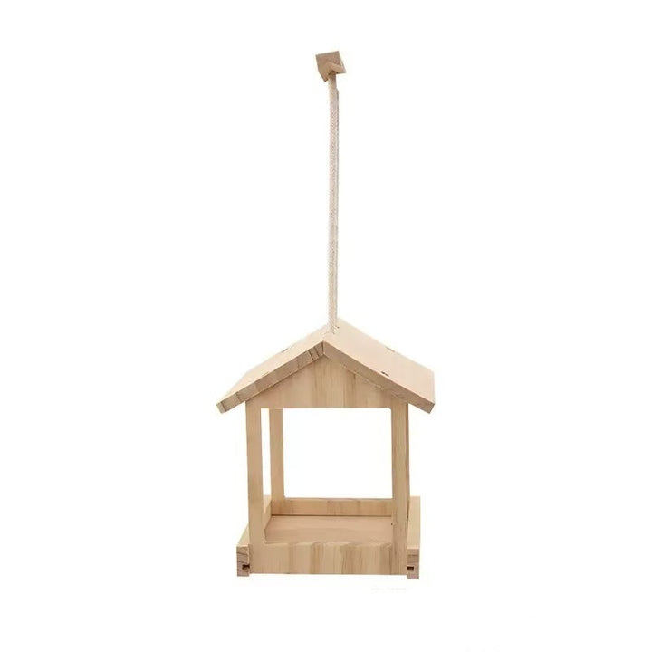 Offenes Vogelhaus aus Massivholz