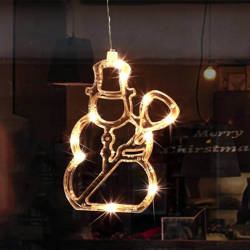 LED-Weihnachts-Sauglicht für Fenster
