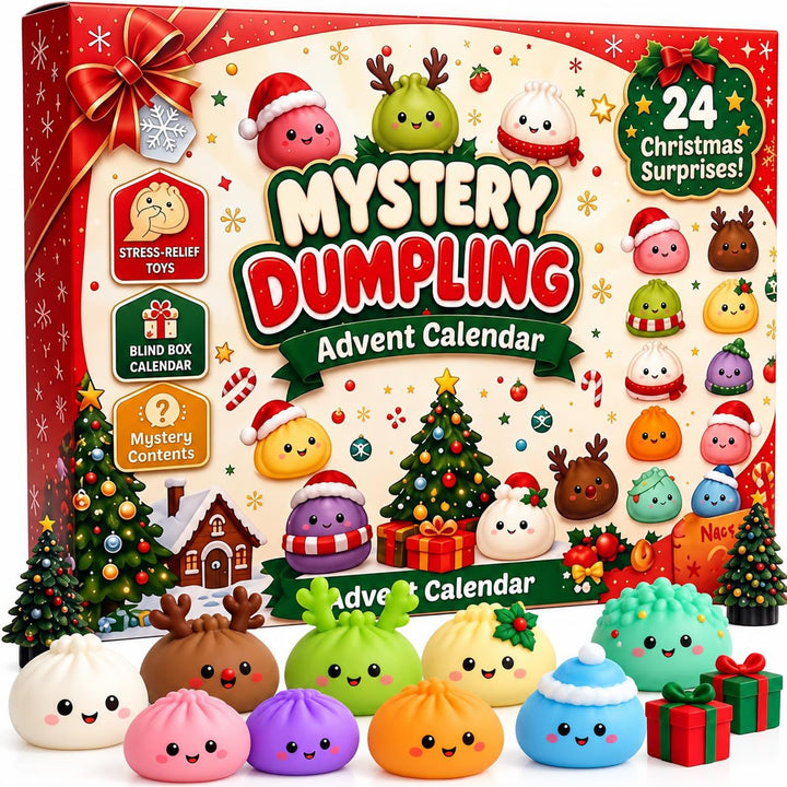 Adventskalender mit Spielzeug-Überraschungen, 24 Tage
