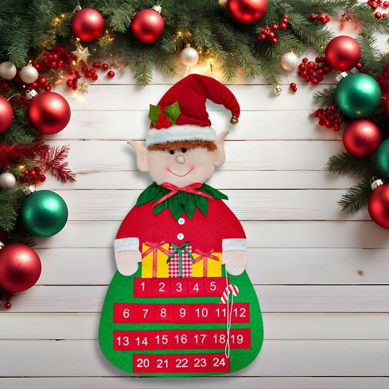 DIY Filz-Weihnachtsbaum-Adventskalender für Kinder