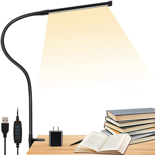 LED-Klemmleuchte mit langem Arm, 60 cm