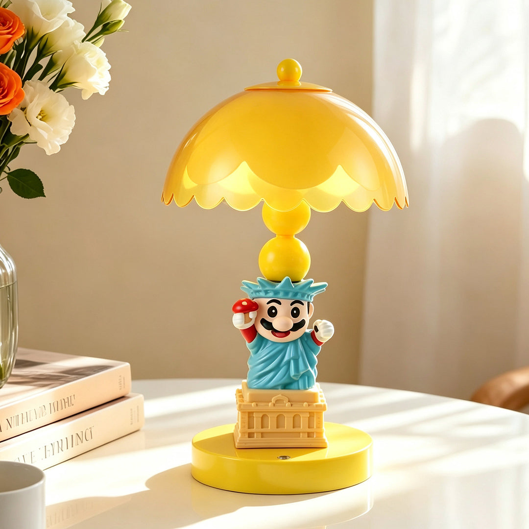 Super-Mario-Tischlampe, Cartoon-Design