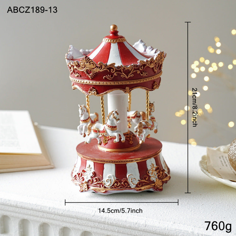 Weihnachts-Spieluhr aus Kunstharz