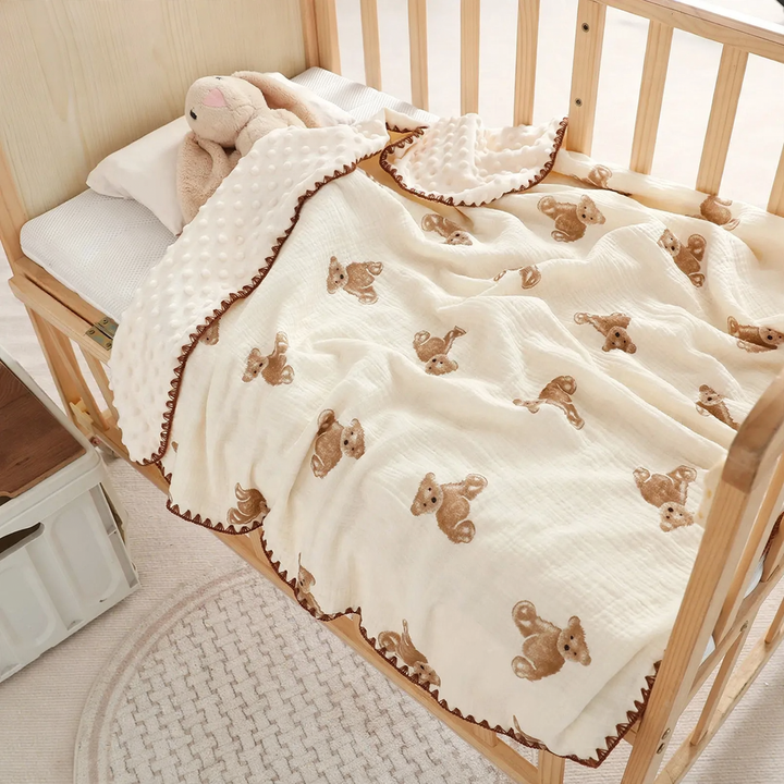 Baumwolldecke für Babys, 95x95 cm, Baumwolle