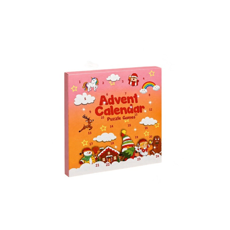 Adventskalender mit 24 Metall-Geduldsspielen