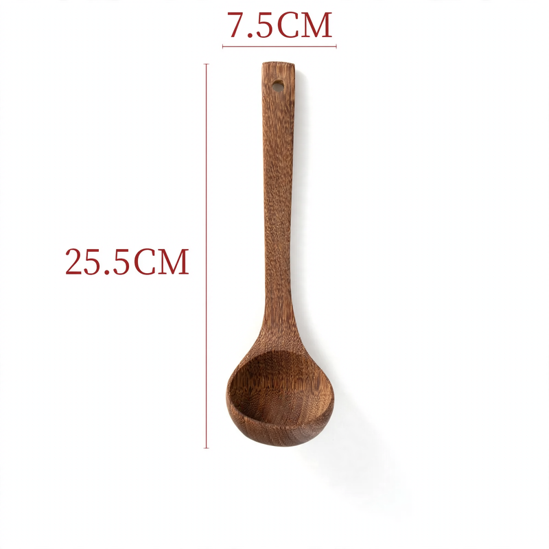 Kochbesteck aus Holz, verschiedene Formen