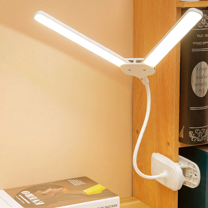 LED-Klemmlampe für Schreibtisch und Wohnheim