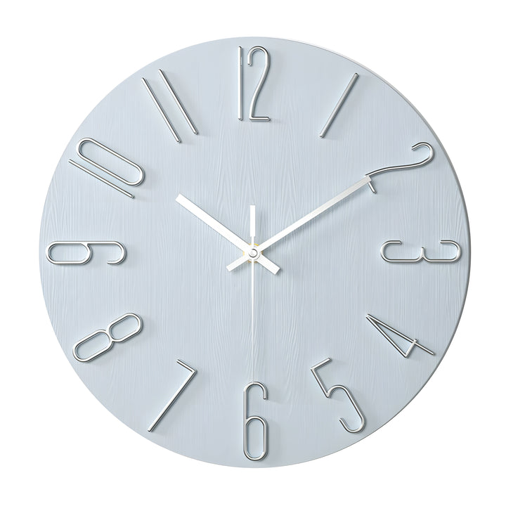 Einfaches Quarz-Design-Wanduhr - Still moderner Stil | Karnz