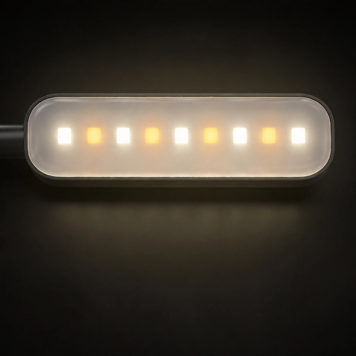 Tragbare LED-Buchklemme mit 9 LEDs