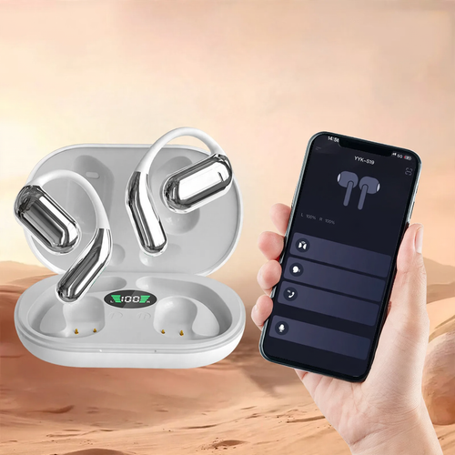 Open-Ear-Bluetooth-Kopfhörer mit Sprachsteuerung