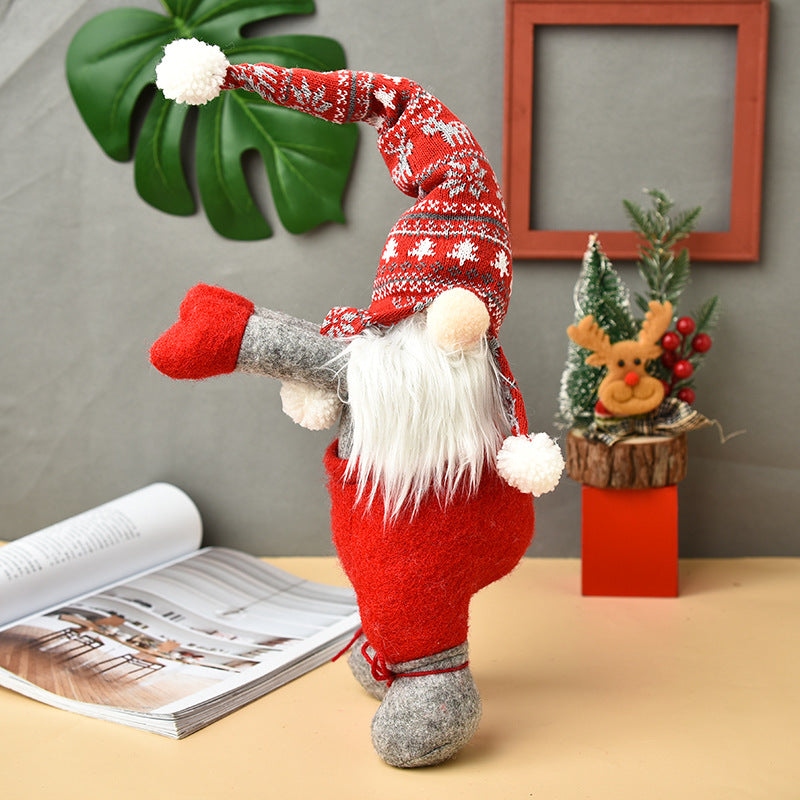 Weihnachtliche Wichtel-Vorhanghalter aus Baumwolle