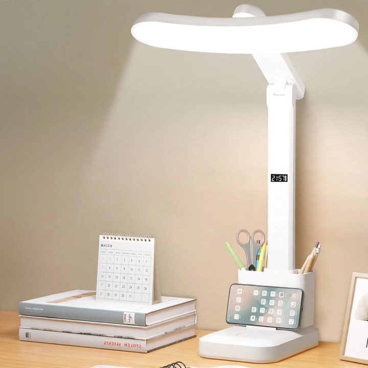 LED-Schreibtischlampe mit Vollspektrumlicht und Klappdesign
