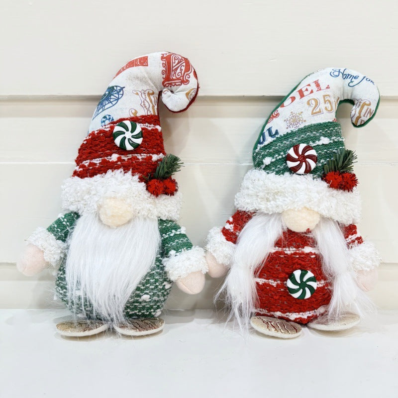 Verstellbare Wichtelfigur für die Weihnachtsdekoration