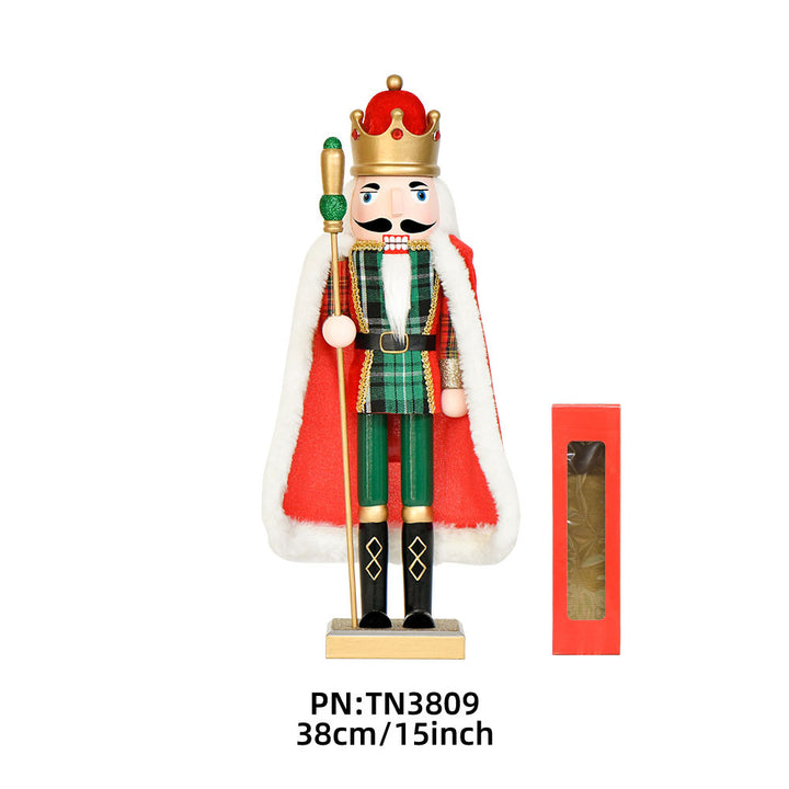 Nussknacker-Figur, König, 38 cm, Holz, handbemalt