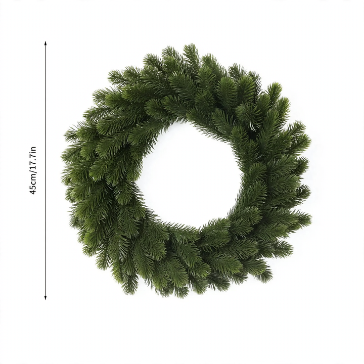 Künstlicher Weihnachtskranz aus Kunststoff, 10-30 cm