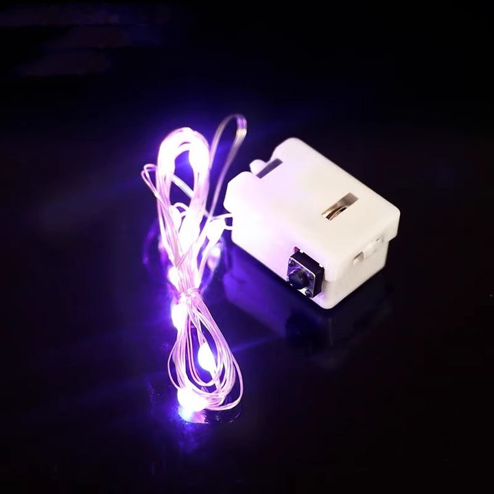 LED-Kupferdraht-Lichterkette mit Batteriebox