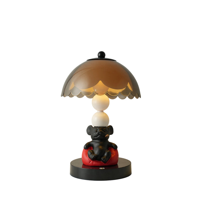 Französische Bulldogge Tischlampe, Cartoon-Design