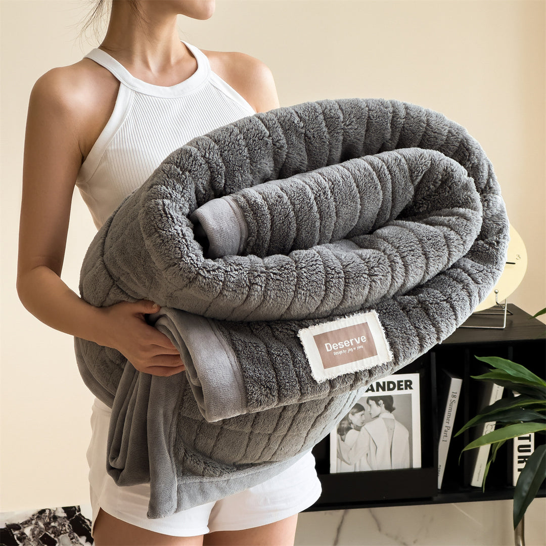 Milchfaser-Wurfdecke, 100–200 cm, vier Jahreszeiten