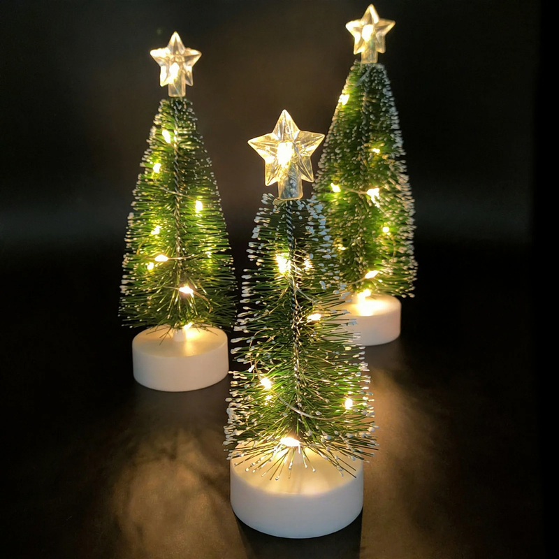 Mini-LED-Weihnachtsbaum-Tischdekoration
