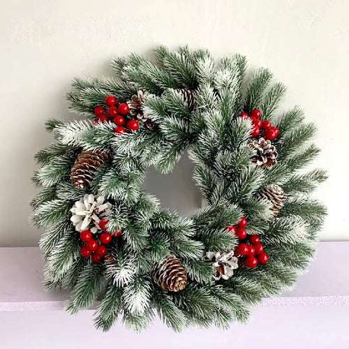Weihnachtskranz mit LED-Beleuchtung, 40 cm