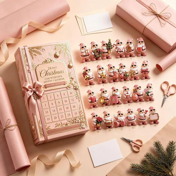 Wichtel-Adventskalender aus Acryl