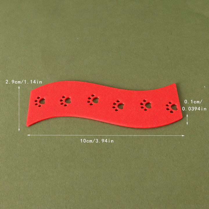 Miniatur-Weihnachts-Fußabdruck-Matte für Puppenhäuser