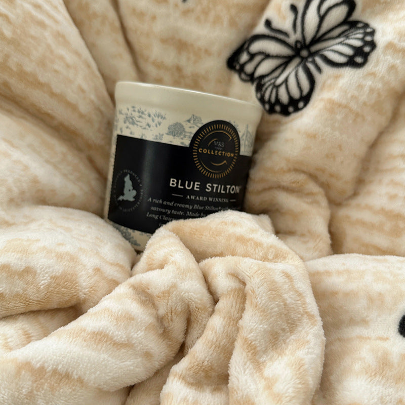 Elegantes Milchfaser-Fleece Bettwäsche-Set, französischer Stil