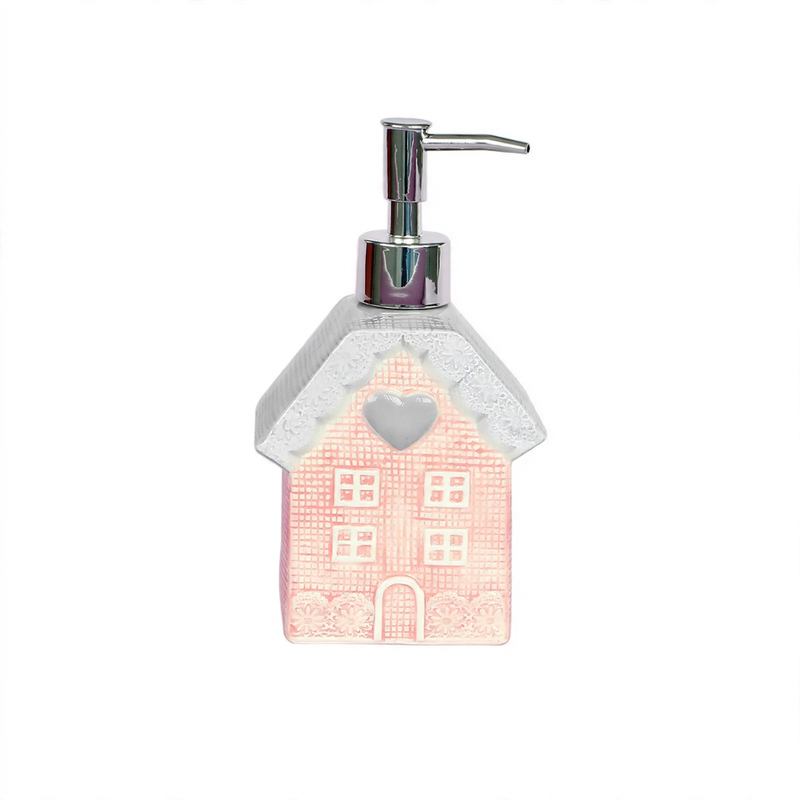 Keramik-Seifenspender mit Druckpumpe