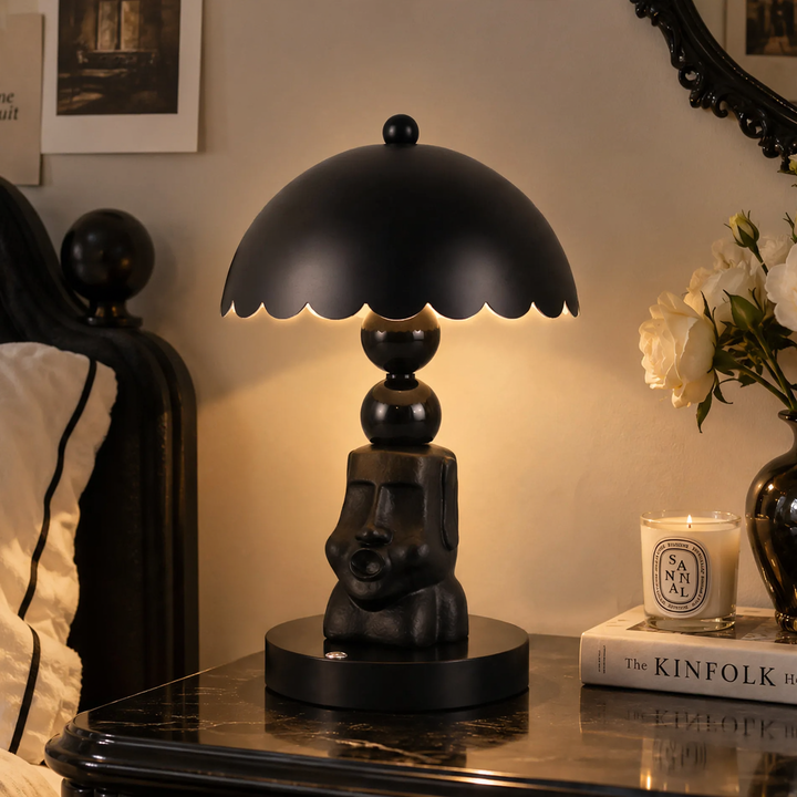 Moai-Tischlampe ZHTJ038, berührungsgesteuert, dimmbar