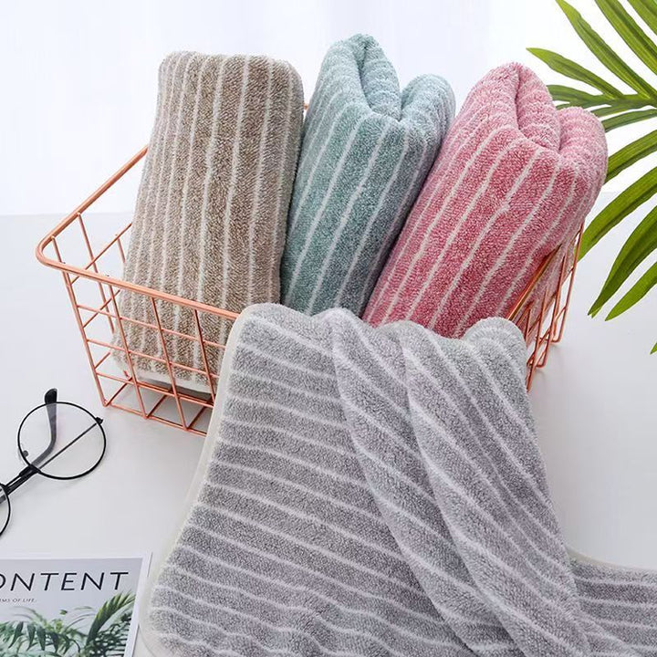 Badetuch-Set aus Korallenfleece, 2-teilig
