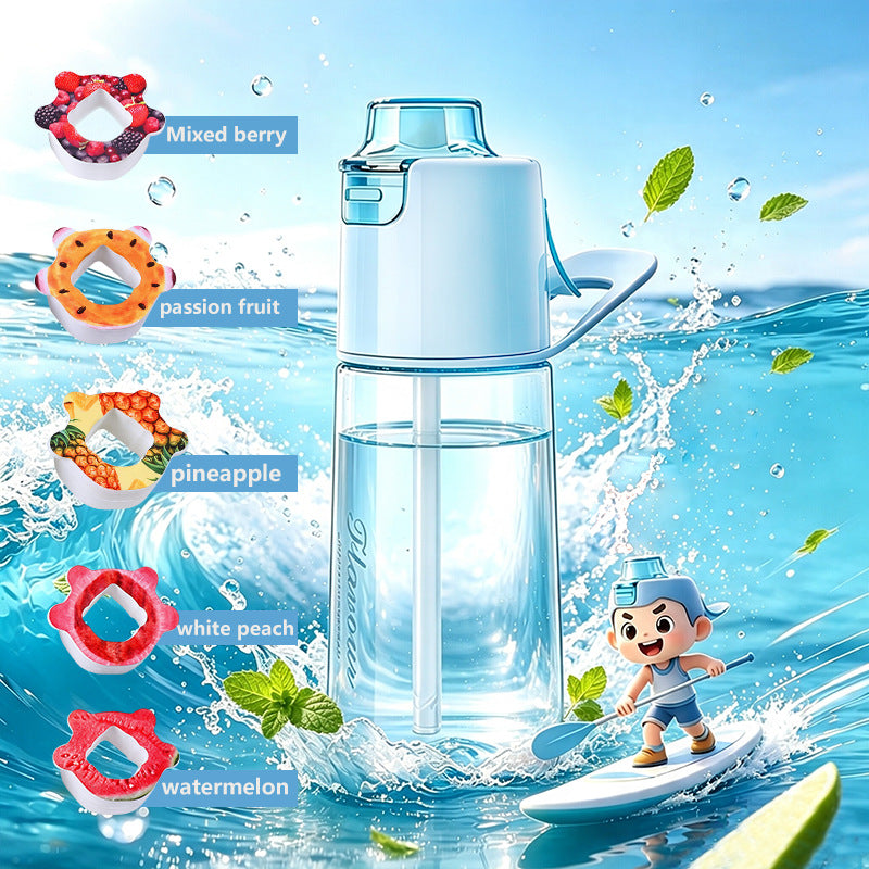 Trinkbecher mit Aromaring und Sprühfunktion, 750 ml