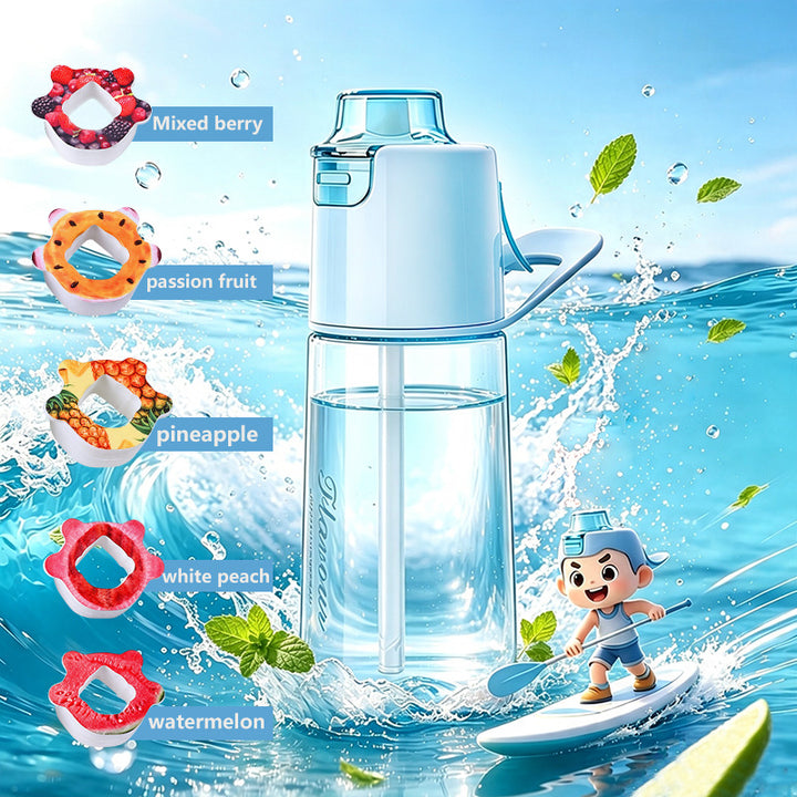 Trinkbecher mit Aromaring und Sprühfunktion, 750 ml