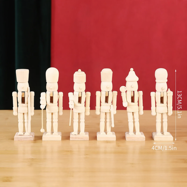 Holz-Nussknacker-Anhänger, 13 cm