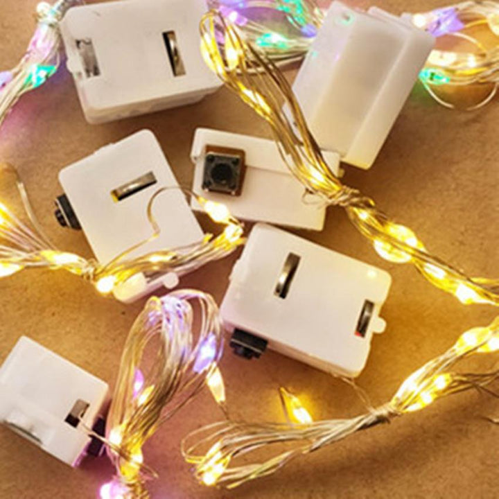 LED-Kupferdraht-Lichterkette, batteriebetrieben