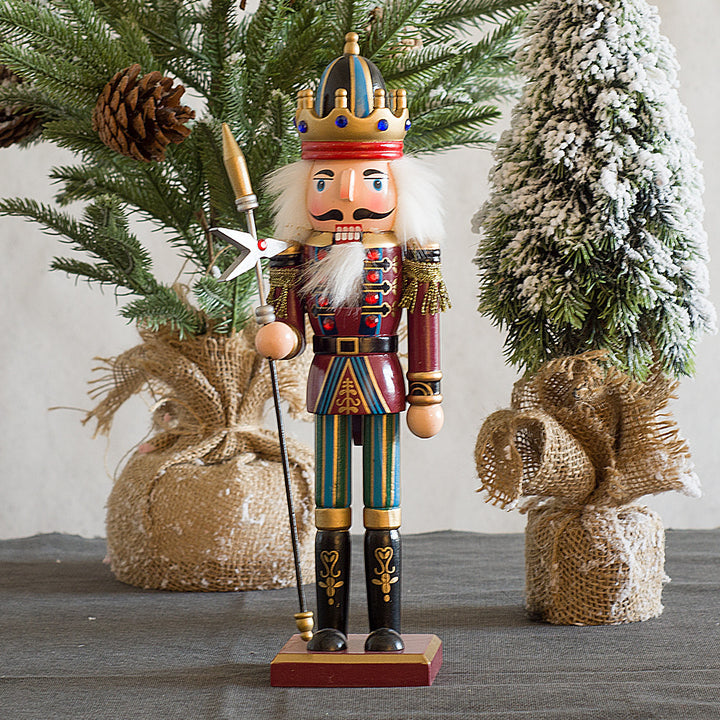 Nussknacker-Soldat aus Massivholz, 30 cm