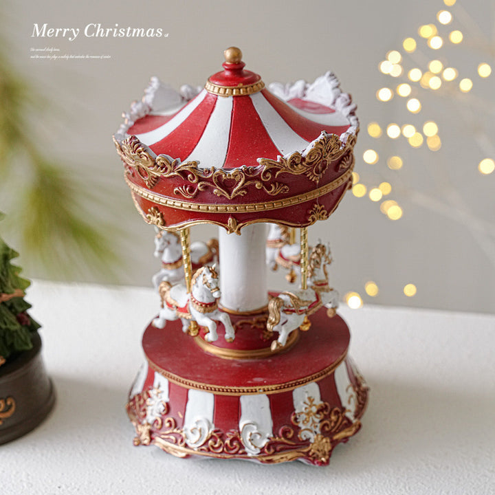 Weihnachts-Spieluhr aus Kunstharz