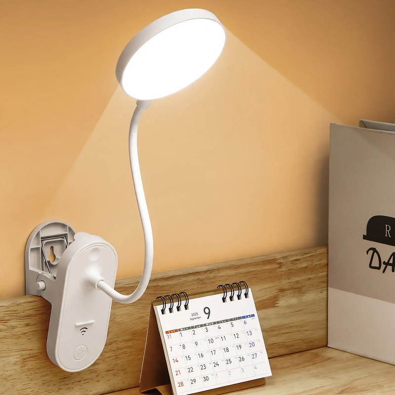 LED-Klemmleuchte, dimmbar, für Schreibtisch und Bett