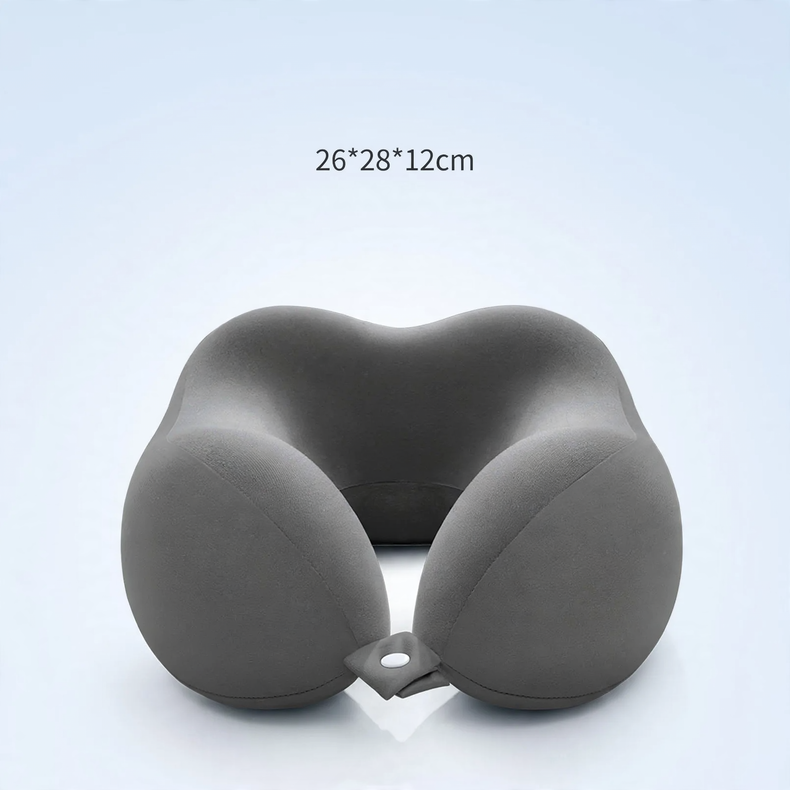 Memory-Foam U-Kissen mit 360°-Nackenstütze