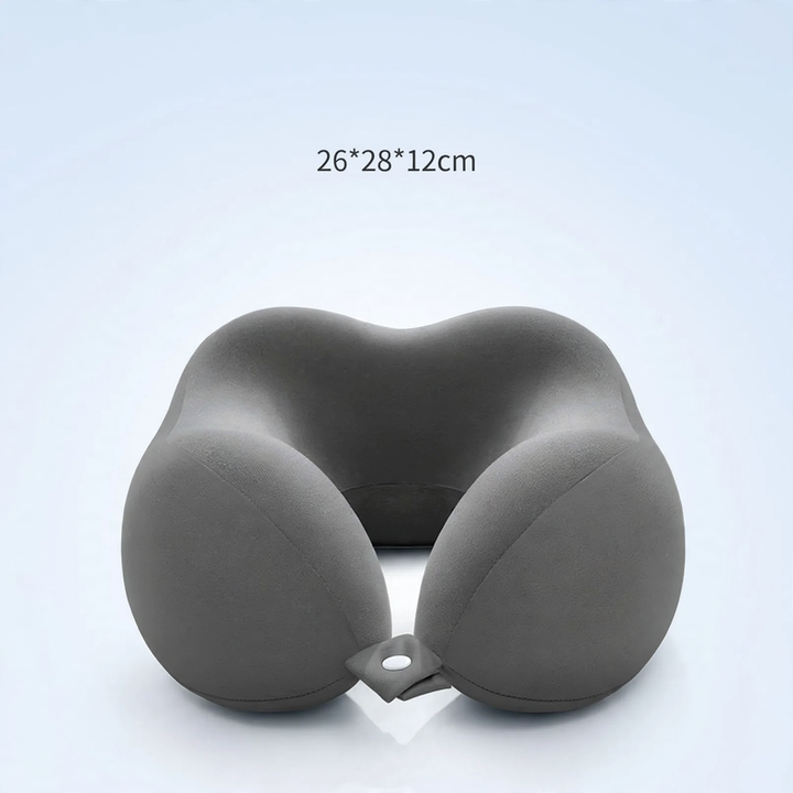 Memory-Foam U-Kissen mit 360°-Nackenstütze