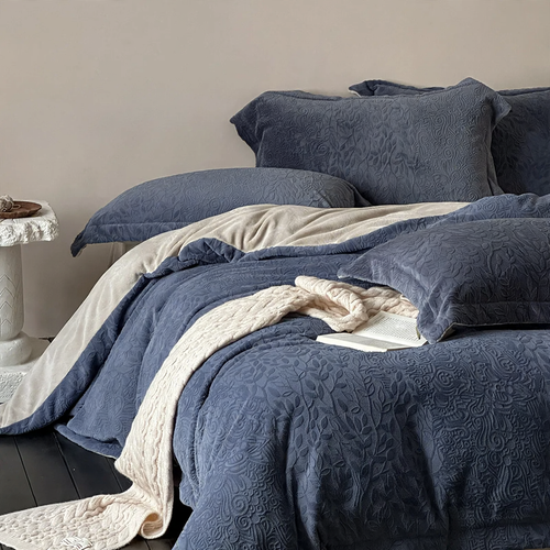 Milchfaser-Bettwäsche-Set, 4-teilig, Winterqualität