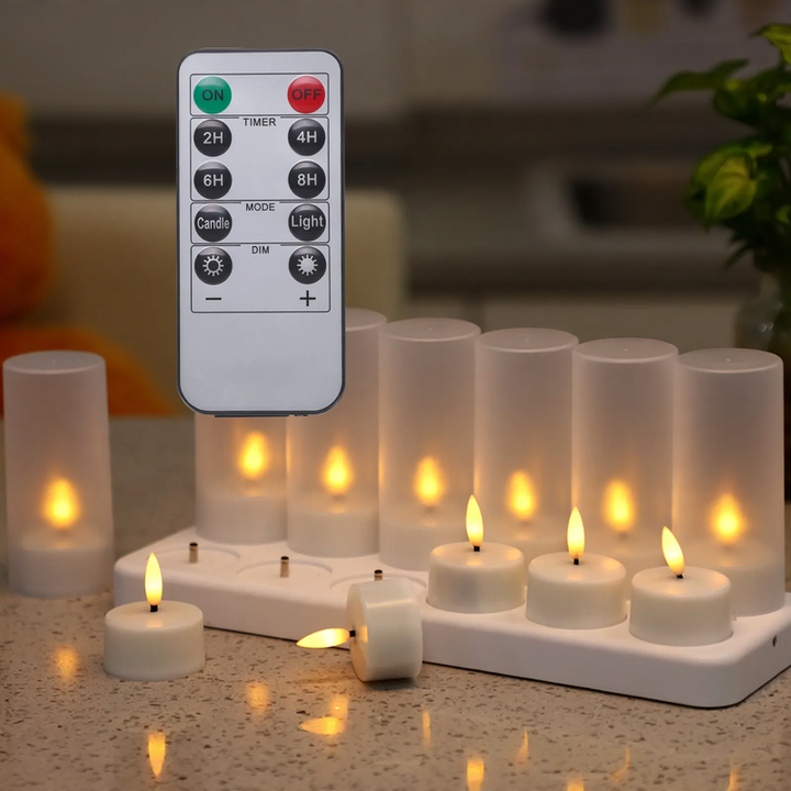 LED-Stimmungsleuchten im Retro-Design mit Fernbedienung
