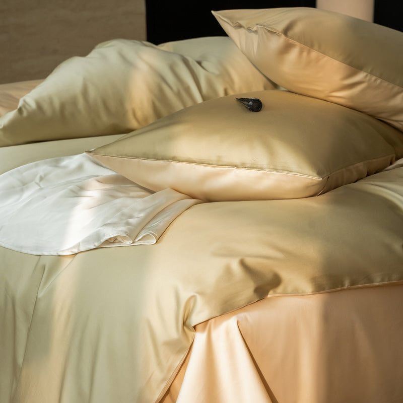Langstapel-Baumwoll-Bettwäsche in Satin-Weave