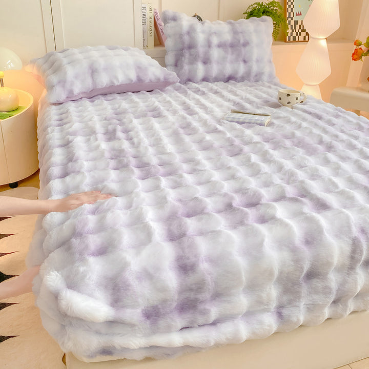Flauschige Spannbettlaken mit Wärmefutter